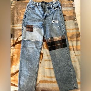 Hollister ultra high rise mom jean